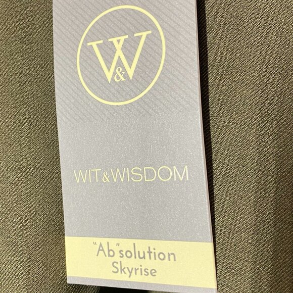 'Absolution Wit Wisdom Green High Rise Pants - Picture 3 of 10